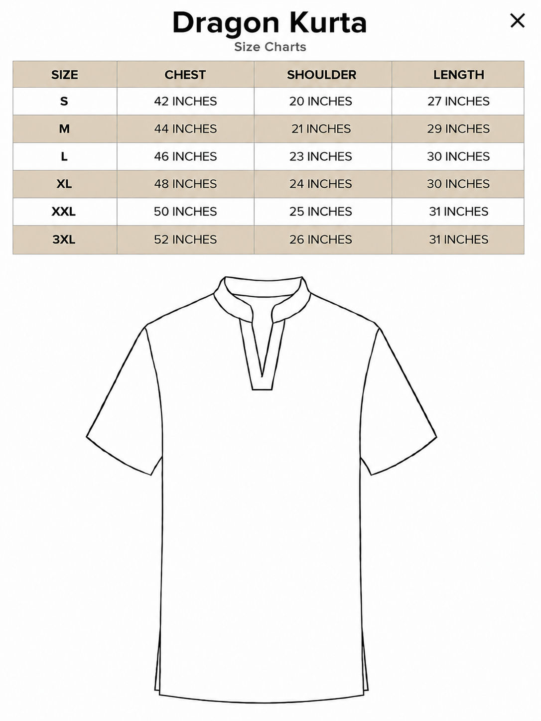 Dragon Kurta